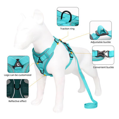 Coiffure pour chiens et chats de petite taille avec harnais pour animaux de compagnie à veste réfléchissante