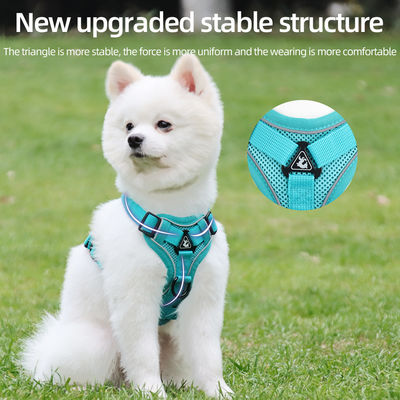 Coiffure pour chiens et chats de petite taille avec harnais pour animaux de compagnie à veste réfléchissante