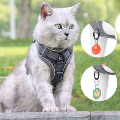 Coiffure pour chiens et chats de petite taille avec harnais pour animaux de compagnie à veste réfléchissante