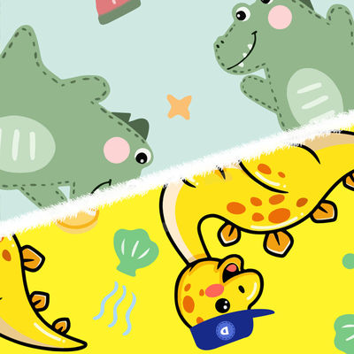 Nouvelle laisse de chien petit et moyen harnais de poitrine de chien dessin animé dinosaure chien marche à la corde harnais de poitrine d'animal de compagnie réfléchissant