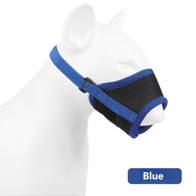 Masque pour animaux de compagnie Masque anti- aboiement et anti- morsure Bouchon de chien Maillage respirant Bouchon d' animal de compagnie Anti- ingestion fournitures pour animaux de compagnie